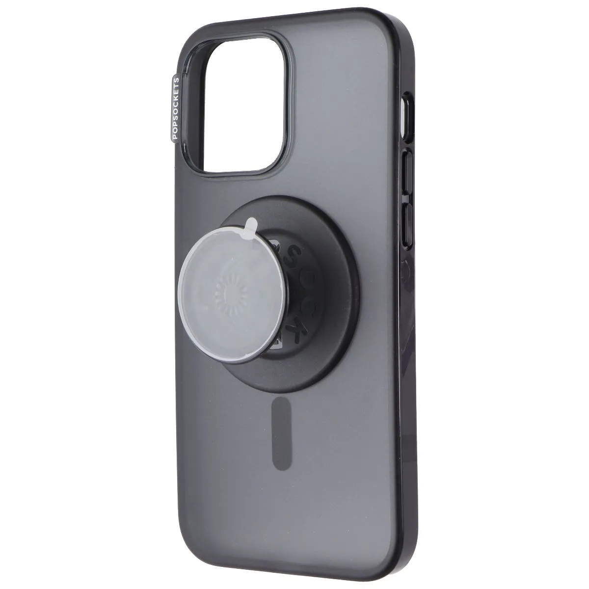 Grip Boost Max Style Flex Pro Grip PopSockets Pop Case for MagSafe for iPhone 15 Pro Max - Black