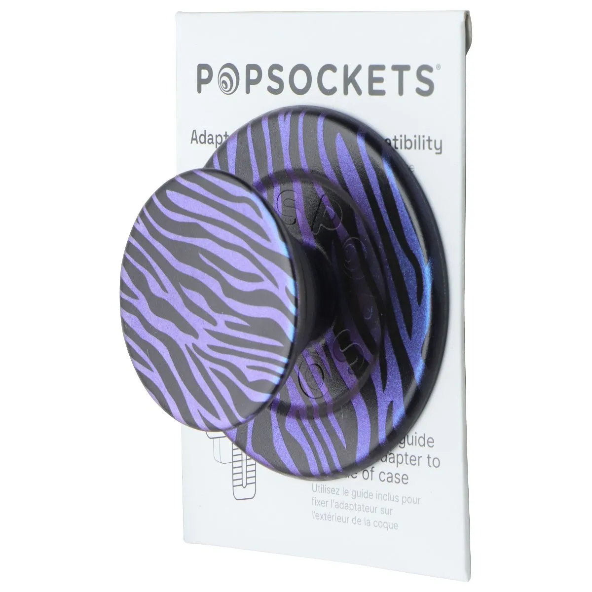 Pop Socket Car Stand PopSockets Magnetic Phone Grip and Stand for MagSafe - Zed (Blue Zebra)