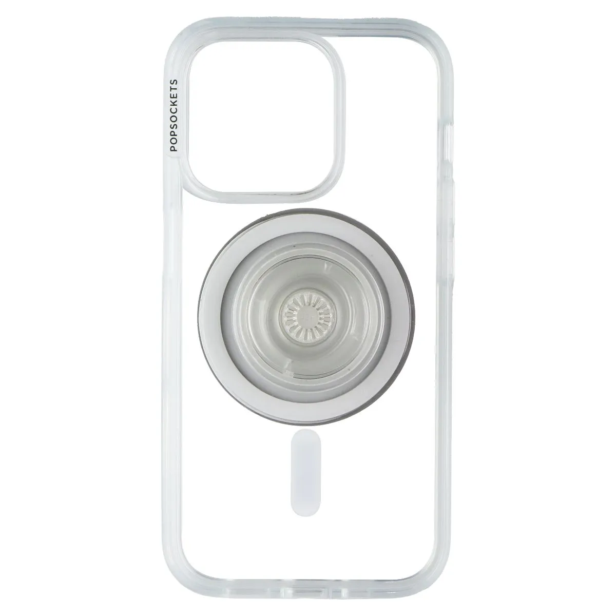 PopSockets PopCase for MagSafe for iPhone 15 Pro - Clear Pop Socket Durable Grip Pop Socket DIY Grip