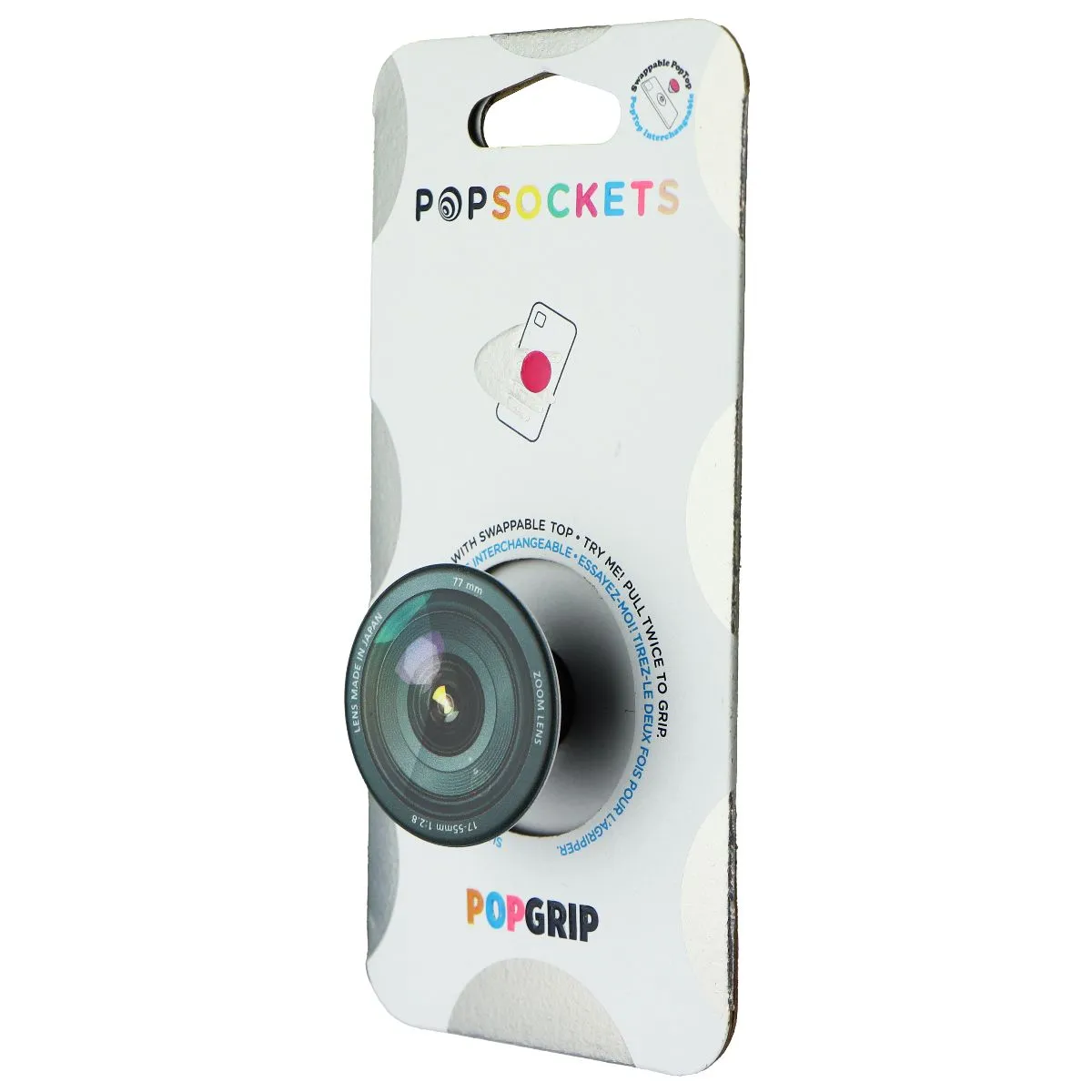 PopSockets PopGrip Series Phone Grip for Phones and Tablets - Shutter Slide Max Pro Grip