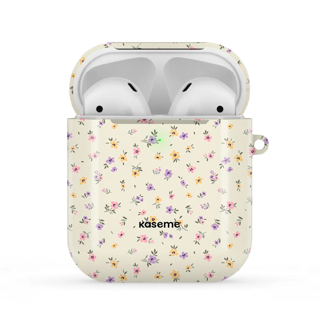 Porcelain Blossom Airpods case lightweight carry case lightweight wireless silicone shell