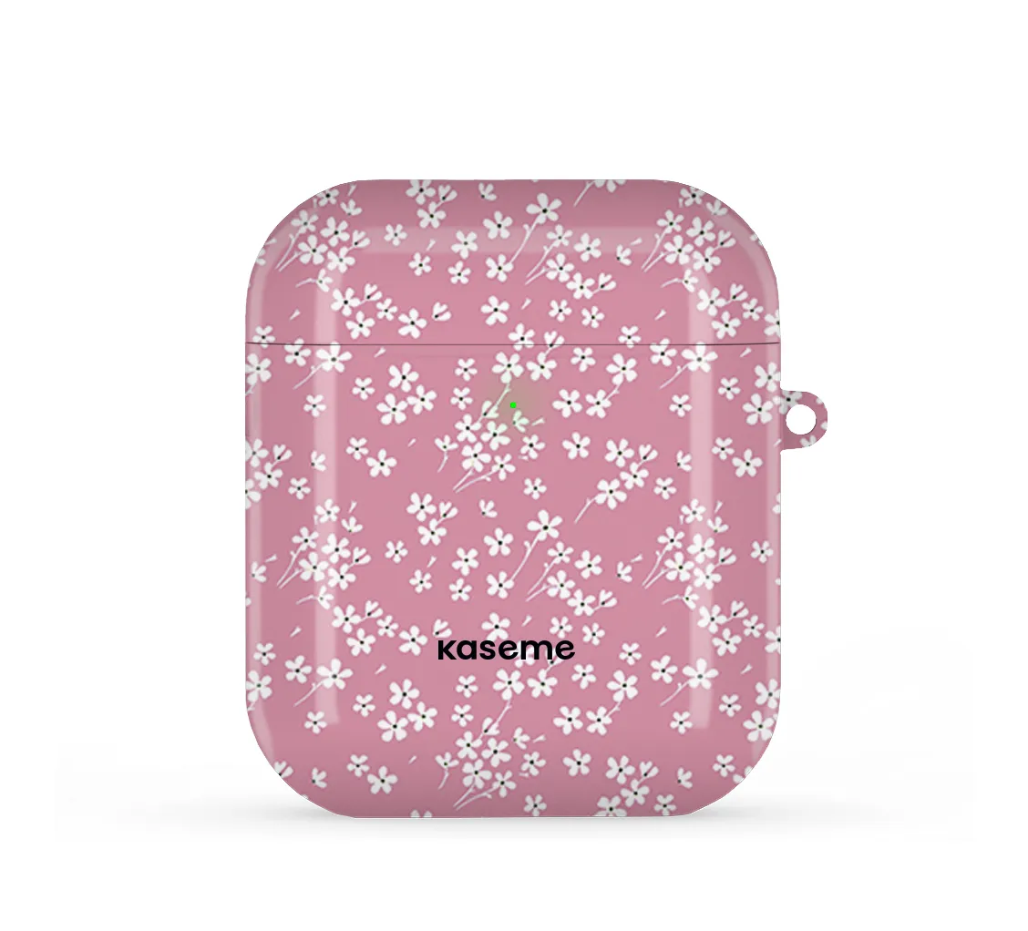 sport style earbuds case Posy Pink AirPods Case