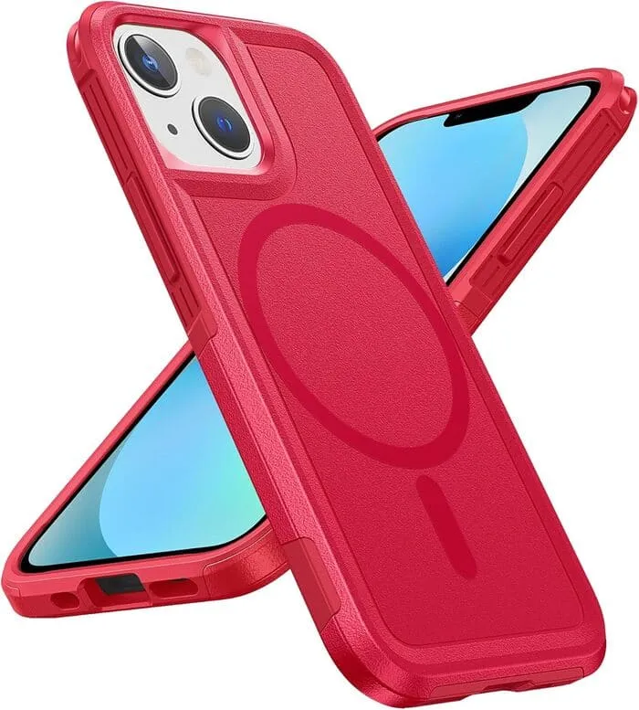 Sleek Build Strong Surface iPhone 12 Mini 13 Mini Phone Case Magnetic Dual Layer Military Grade Drop Shockproof Protection