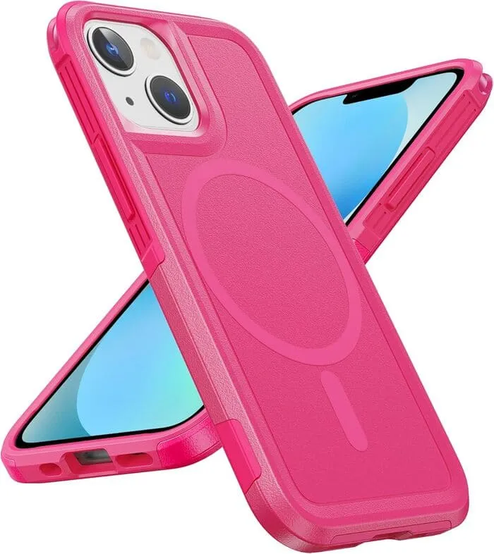 iPhone 12 Mini 13 Mini Phone Case Magnetic Dual Layer Military Grade Drop Shockproof Protection Modern Touch