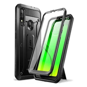 Moto E6 Plus Unicorn Beetle Pro Rugged Case-Black Flexible Touch