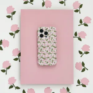 Wavy Phone Case - Buy Me Roses Baby Pink Comfort Edge