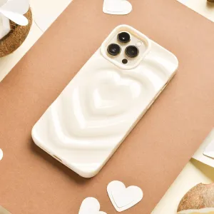 Melting Heart Phone Case - Coconut Cream Everyday Fit Portable Layer