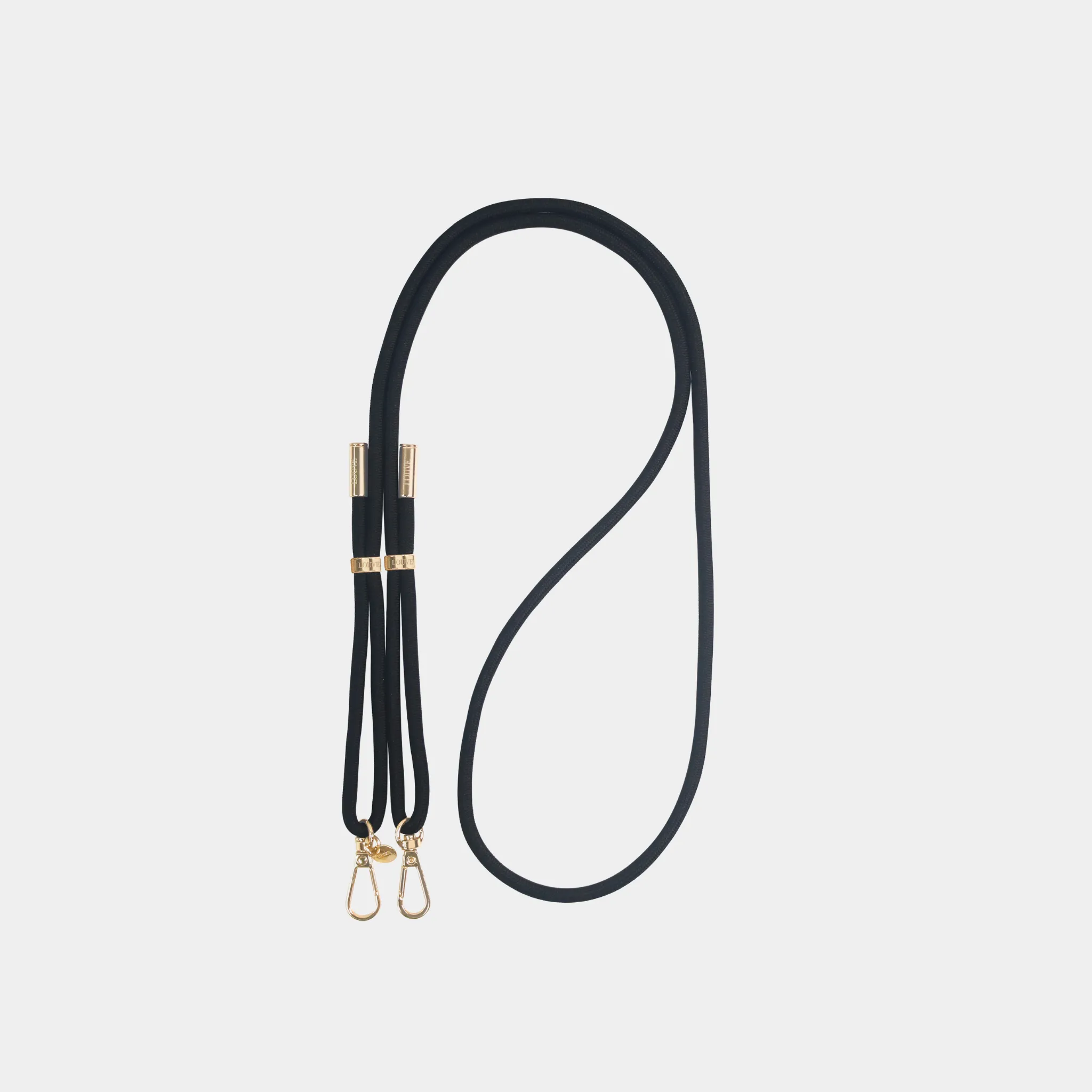 Fashion Accessory Mystique Black Crossbody Phone Strap