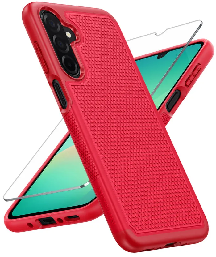 FNTCASE For Samsung Galaxy A26 6.7 inch Shock Protection Cell Phone Case Sturdy Cover with Non-Slip Texture Fashion Forward