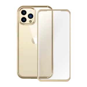 Slim Fit Design iPhone 13 Pro Max 6.7 inch Unicorn Beetle Edge with Screen Protector Clear Case-Gold