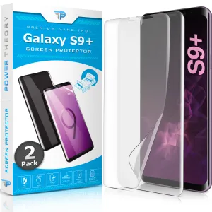 Screen Safety Layer Film Samsung Galaxy S9 Plus TPU Anti-Scratch Screen Protector Film [2-Pack]