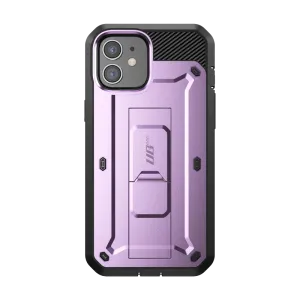iPhone 12 mini 5.4 inch Unicorn Beetle Pro Rugged Case-Metallic Purple Sleek Detail
