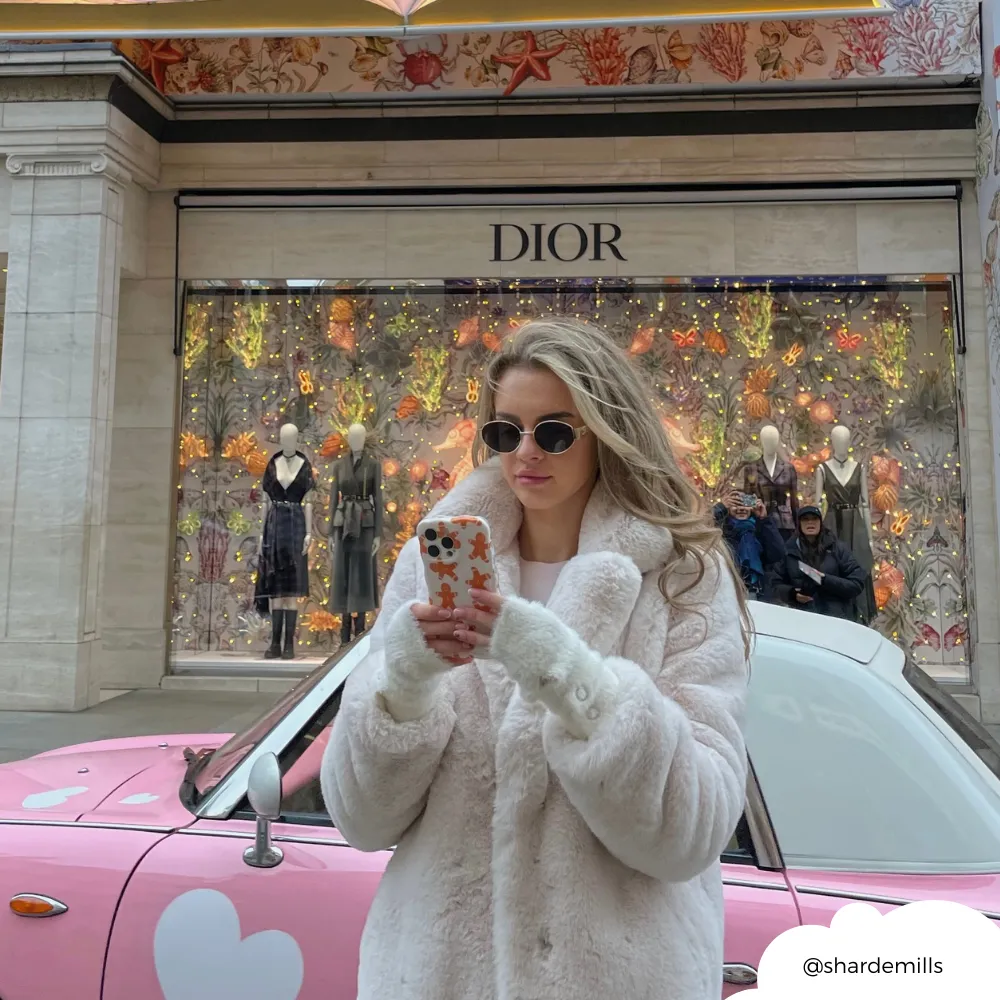 Wavy Phone Case - Gingerbread Treats Creative Pattern