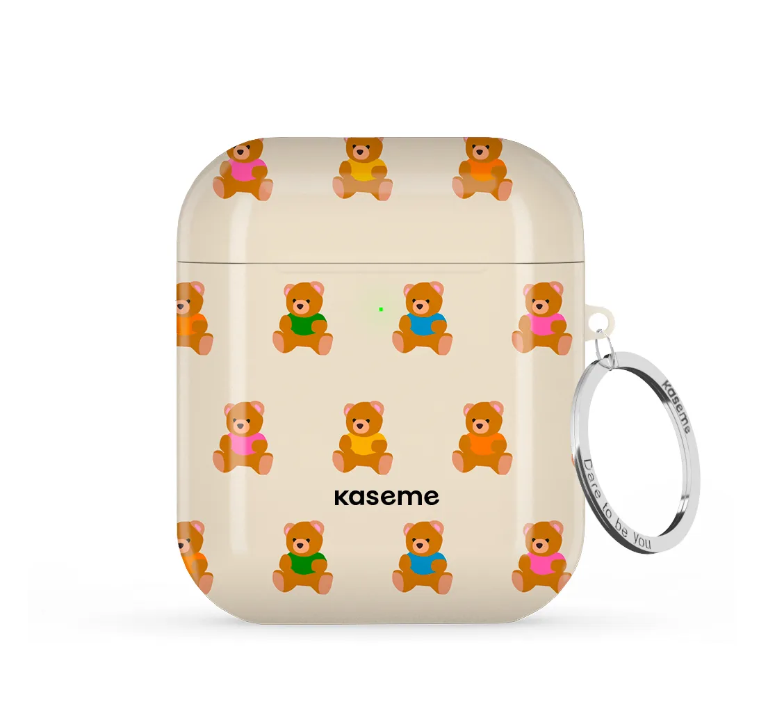 Teddy AirPods Case Soft Touch Material