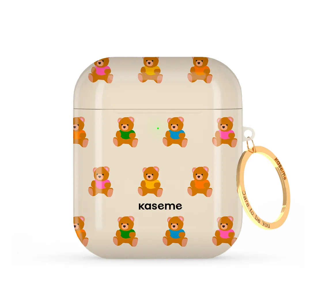 Teddy AirPods Case Durable Design Bag durable everyday protection