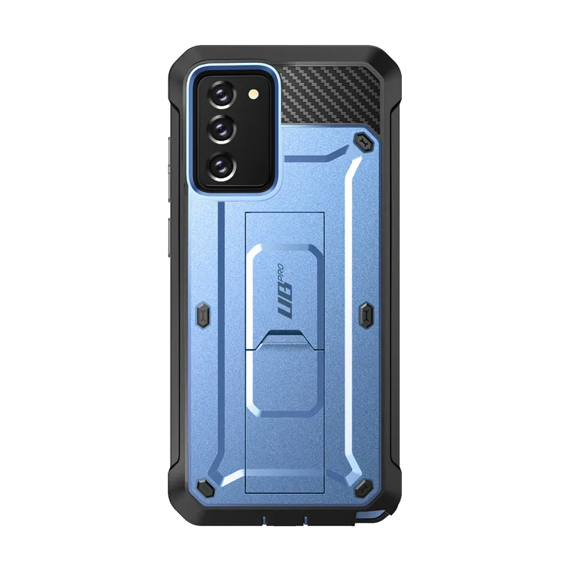 Durable Pattern Galaxy Note20 Unicorn Beetle PRO Rugged Holster Case-Metallic Blue