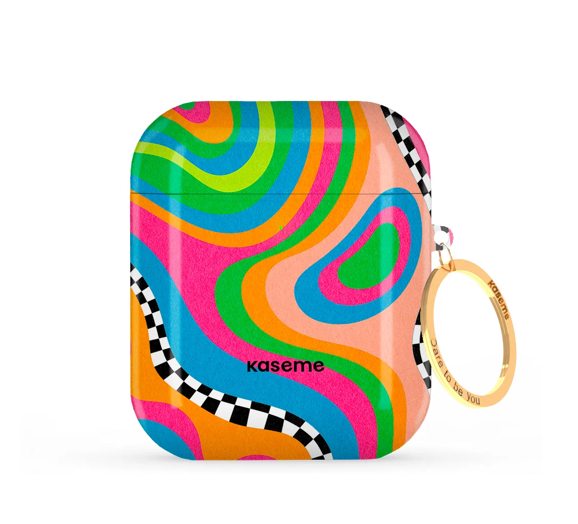 Universal Travel Organizer Radiant Blue AirPods Case