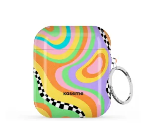 anti fall protection Modern Gadget Shell Radiant Pastel AirPods Case