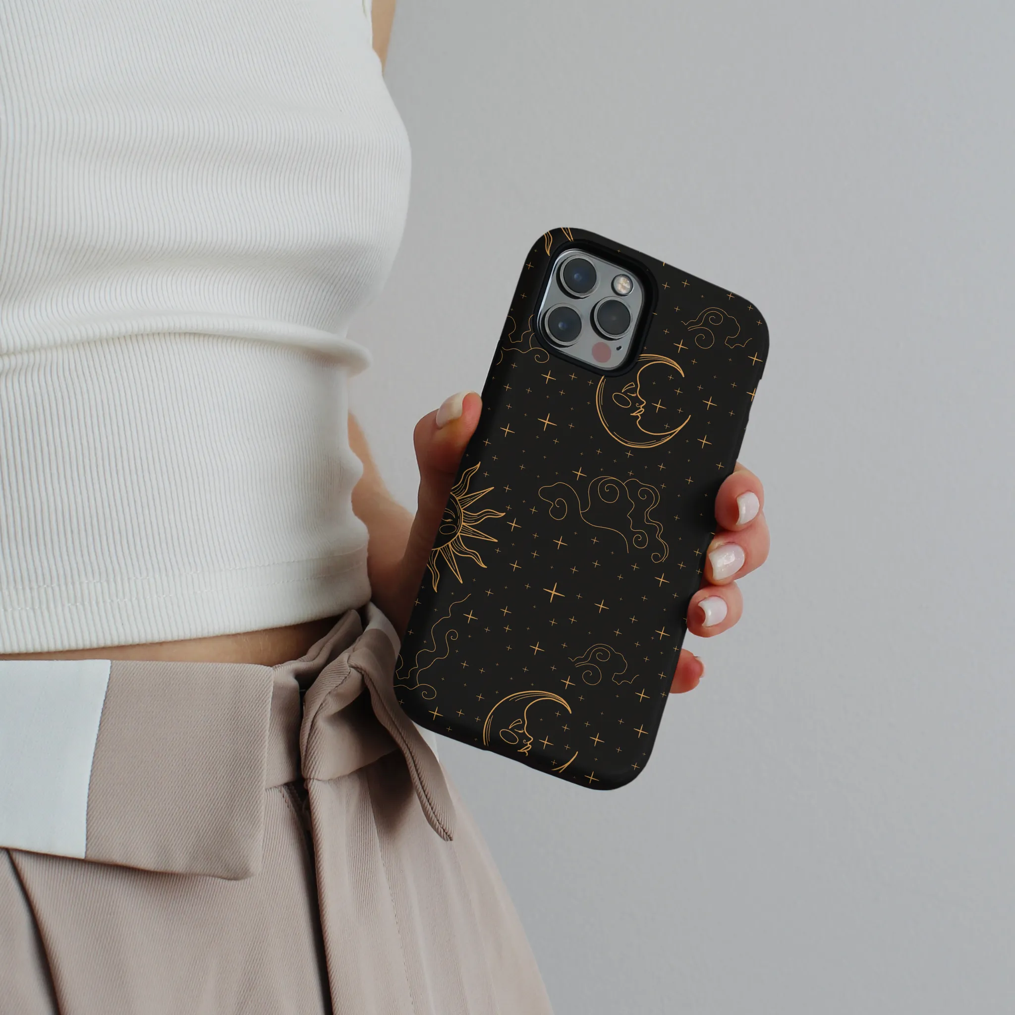 Tough Phone Case - Celestial Hybrid Pattern Portable Shield