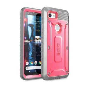 Google Pixel 3 Unicorn Beetle Pro Rugged Holster Case with Screen Protection-Pink Soft Detail Layer