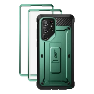 Durable Coating Premium Edge Design Galaxy S22 Ultra Unicorn Beetle PRO Screen Protector Case-Seafoam