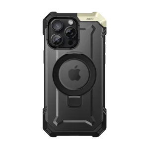 Clear Edge Urban Texture iPhone 15 Pro Max 6.7 inch UB Grip MagSafe Phone Case-Black