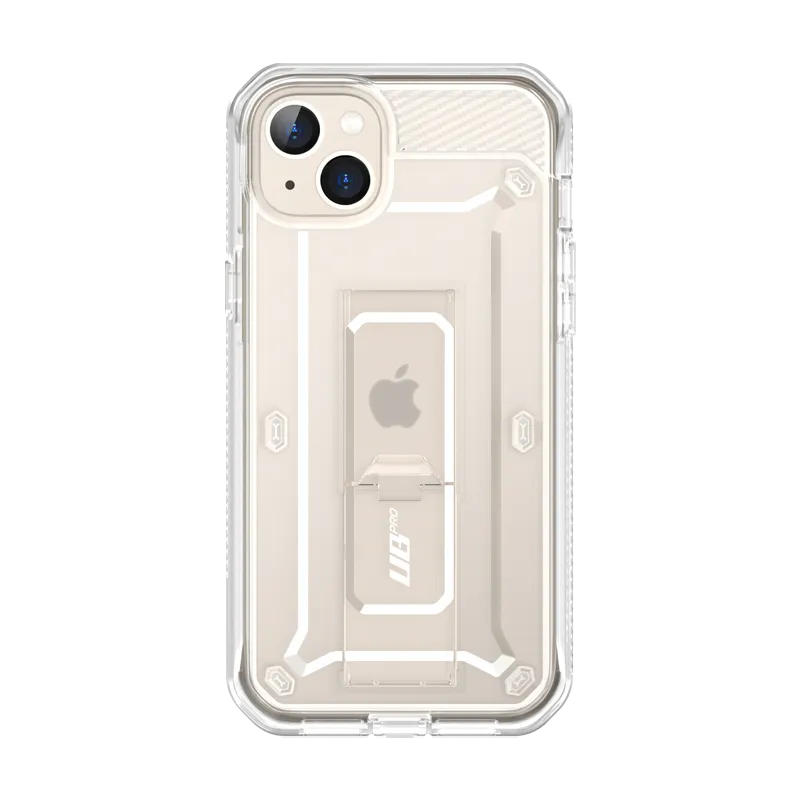 Travel Friendly iPhone 14 Plus 6.7 inch Unicorn Beetle PRO Rugged Case-Clear