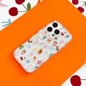 Gradient Finish Durable Build Texture Clear Phone Case - Calypso Club