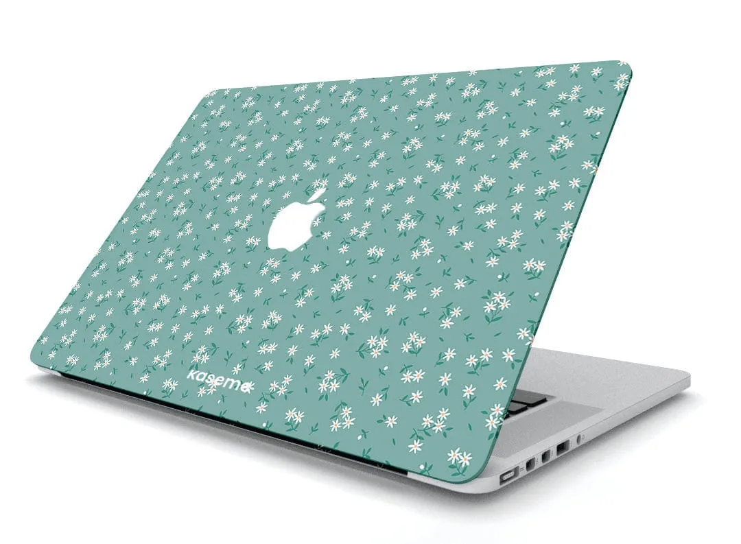 adjustable holder stand Bush Turquoise MacBook skin