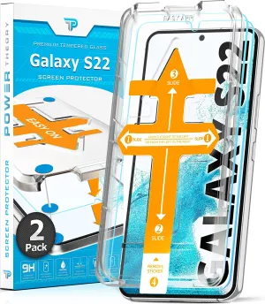 Samsung Galaxy S22 5G Tempered Glass Screen Protector [2-Pack] Screen Armor Max Pro Screen Protector Max Ultra Elite Plus