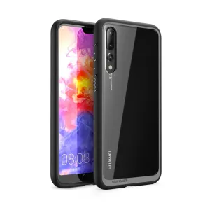 Huawei P20 Pro Unicorn Beetle Style Slim Clear Case-Black Tough Frame
