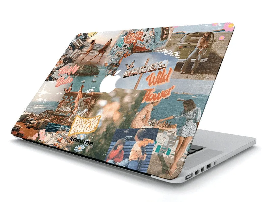 Travel Case Fly Away MacBook Skin