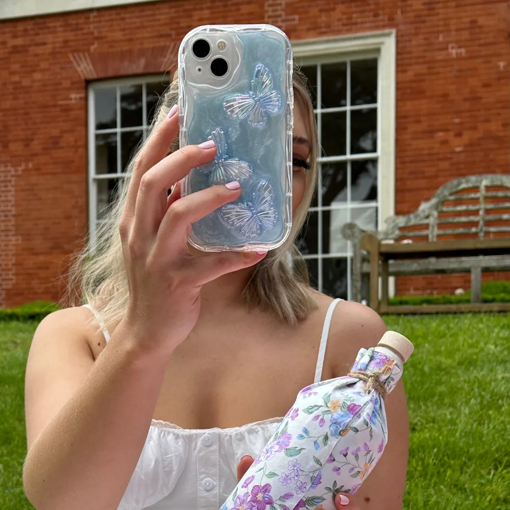 Daily Carry Shimmer Blue Butterflies Phone Case