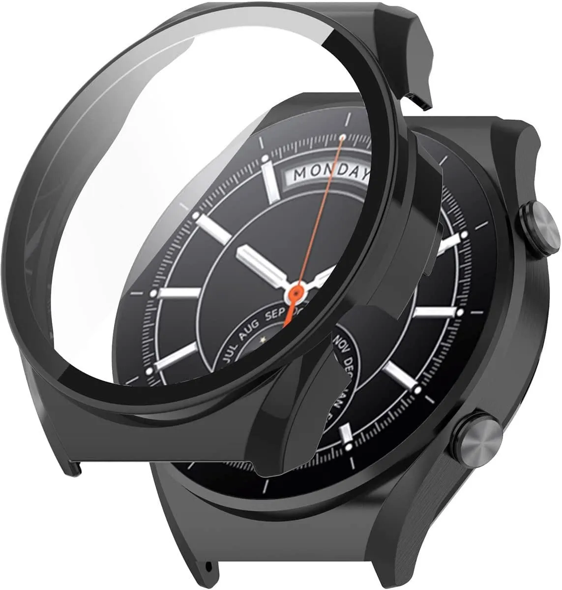 Outdoor Protection Luxury Protection Xiaomi Watch S1 PC Hard Case (Black)