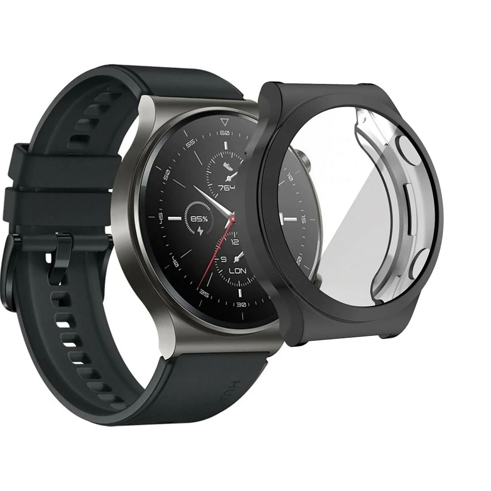 Huawei Watch GT 2 Pro TPU Case (Black) Removable Shell