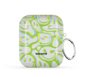 premium matte silicone shell sport airpods shell Dystopia green AirPods Case