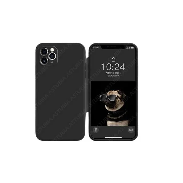 Silicone Case For iPhone With Strap Polished Surface Texture Textured Surface