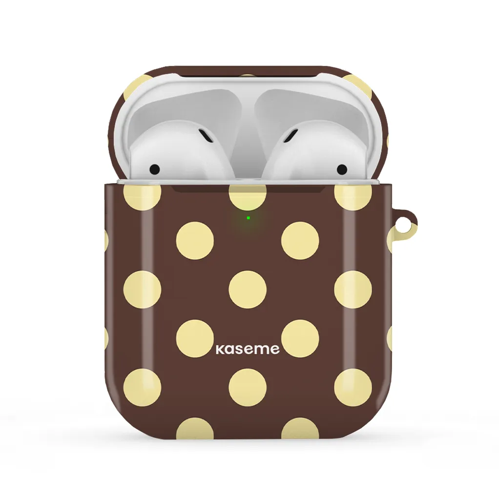 Couture Brown AirPods Case fashionable ergonomic airpods case