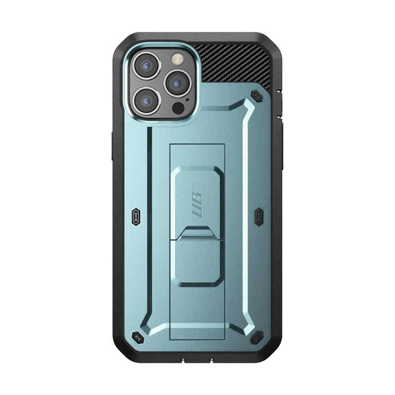 iPhone 12 Pro Max 6.7 inch Unicorn Beetle Pro Rugged Case-Blue Scratchproof Surface Durable Look