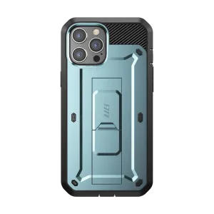 iPhone 12 Pro Max 6.7 inch Unicorn Beetle Pro Rugged Case-Blue Scratchproof Surface Durable Look