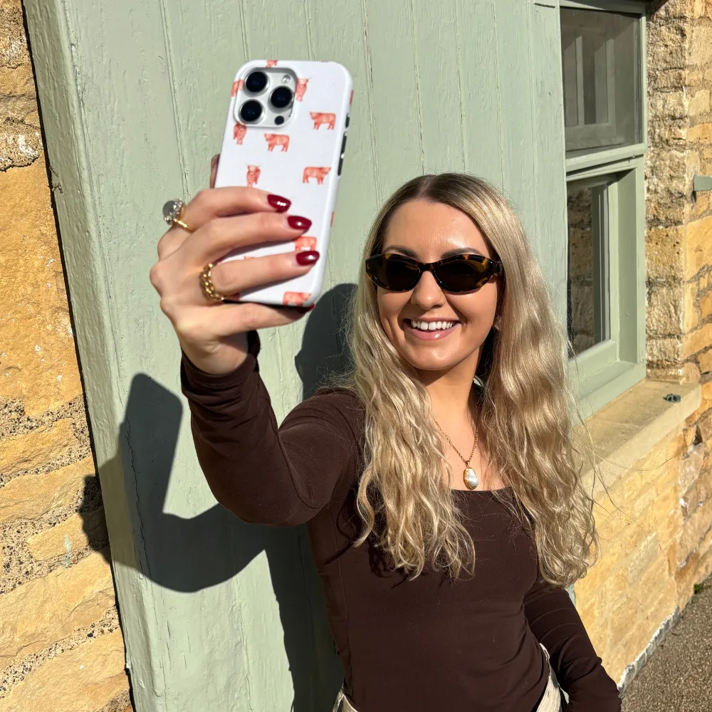 Protective Detailing Tough Phone Case - Highland Cow