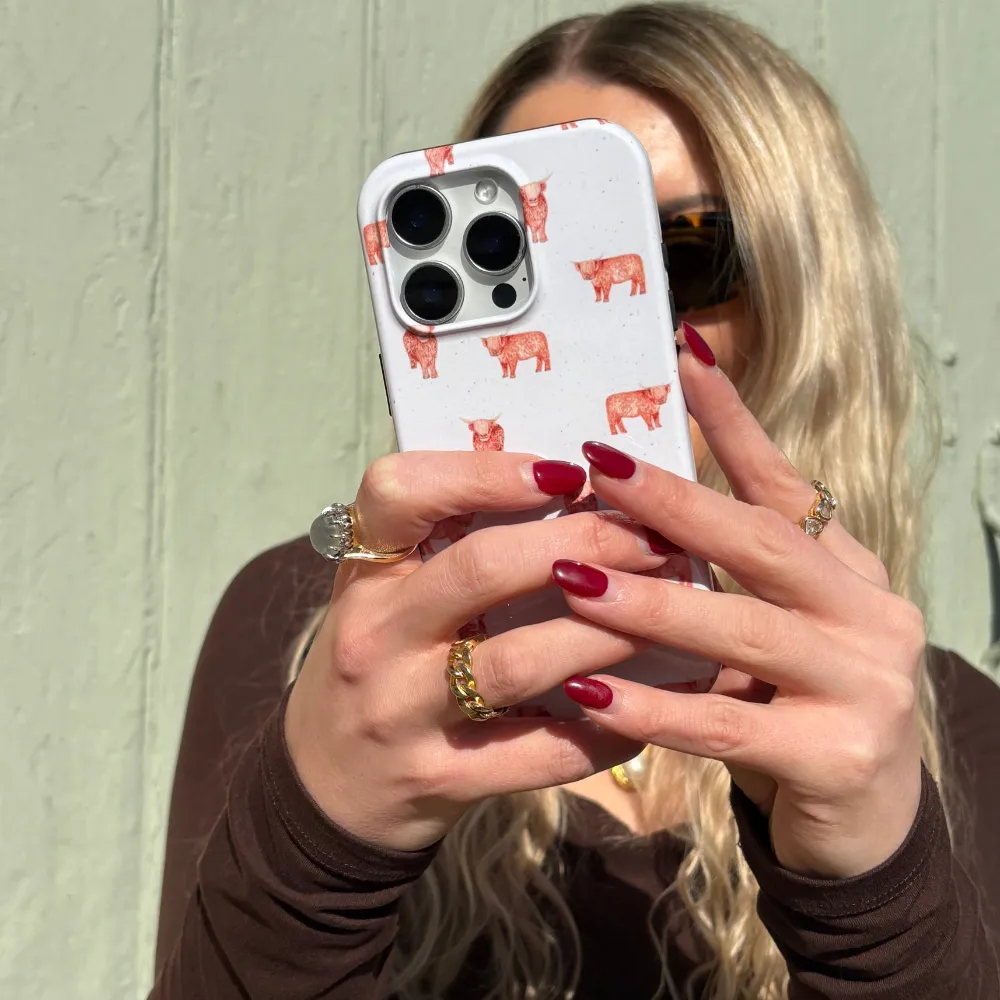 Tough Phone Case - Highland Cow Sleek Guard