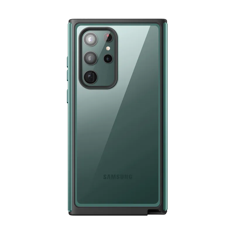 Matte Texture Design Grip Assist Galaxy S22 Ultra Unicorn Beetle EDGE XT Bumper Case-Seafoam