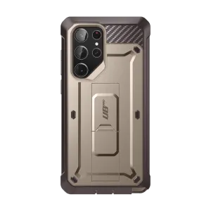 Trendy Finish Matte Look Design Galaxy S23 Ultra Unicorn Beetle PRO Rugged Case-Cream