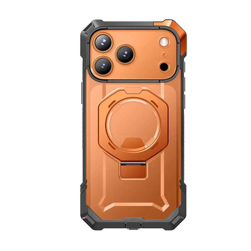 Premium Craft clean design UB GRIP Series iPhone 17 Pro Max MagSafe Camera Control Button Phone Case - Coral