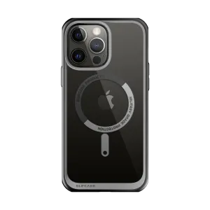 iPhone 13 Pro Max 6.7 inch Unicorn Beetle MAG Slim Clear MagSafe Case-Black Matte Shield