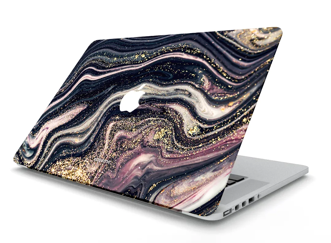 Shimmering Secrets MacBook Skin pad protector with cushion lightweight travel cover