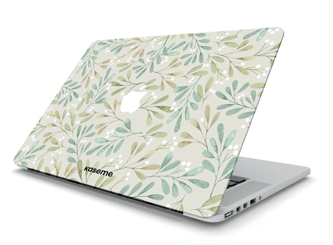 Magnetic Closure casual urban design Ivy beige MacBook skin