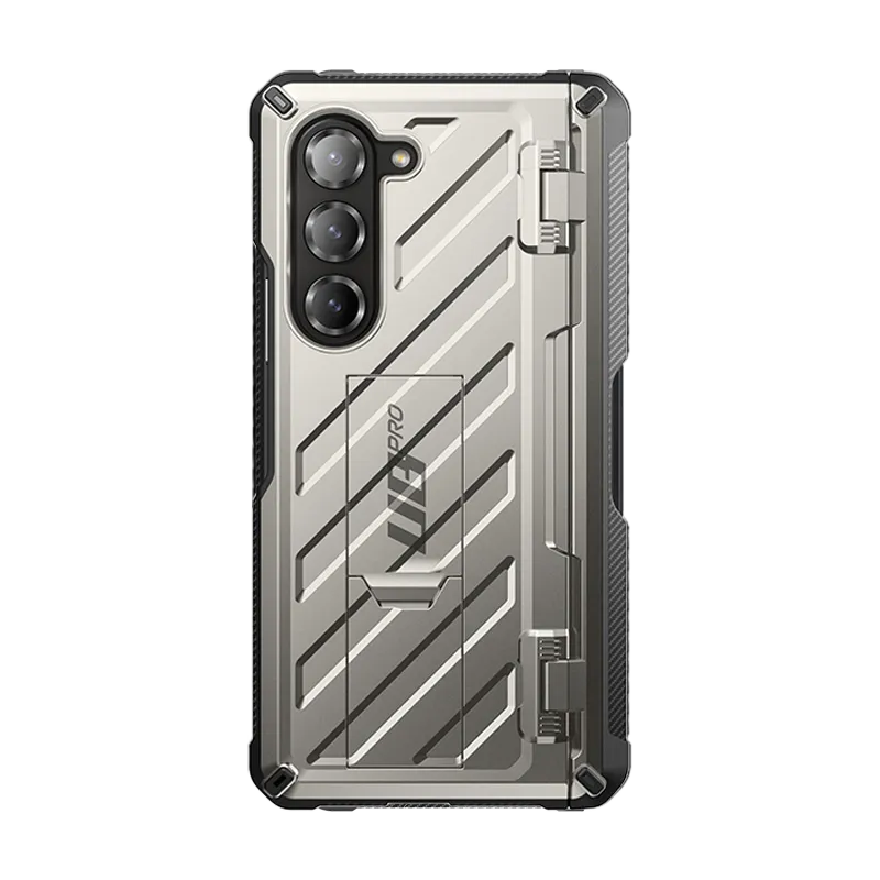 Galaxy Z Fold6 Unicorn Beetle PRO Rugged Case - Titan Gray TPU Material Soft Interior