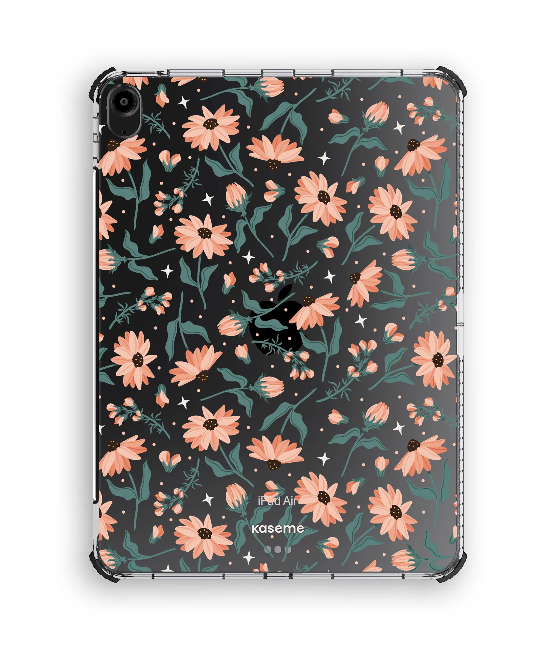 Cosmic Blooms iPad Clear Case universal tablet case